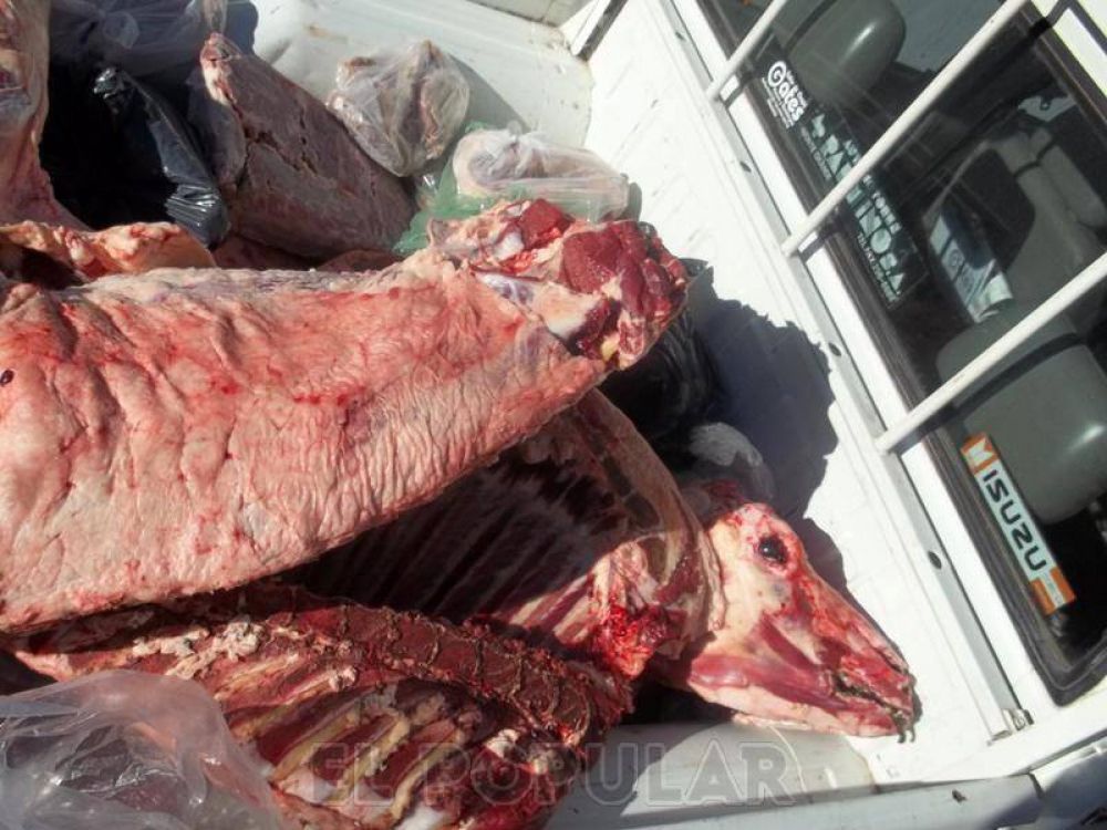 Detectan faena clandestina en una carnicer�a de Espigas