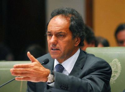 Scioli: "El paro docente genera inestabilidad en las familias"