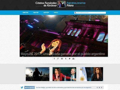 Cristina Kirchner lanz� su blog personal