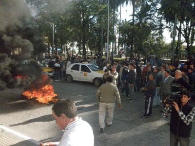 Taxistas en Concepci�n reclamaron seguridad y justicia