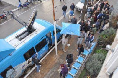 Operativo de DNI y Pasaporte Digital en Plaza San Mart�n