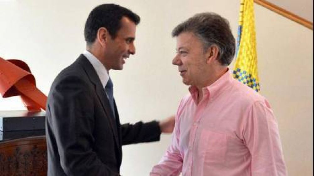 Crece la pelea entre Venezuela y Colombia por una gira de Capriles