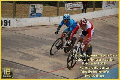 Ciclismo: Federico Vivas campe�n en velocidad y medalla de oro