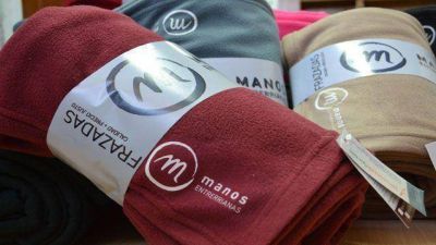 Hoy presentan productos de Frazadas Manos Entrerrianas  