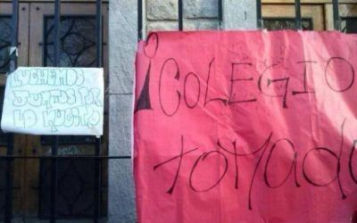 Denuncian destrozos en una escuela tomada