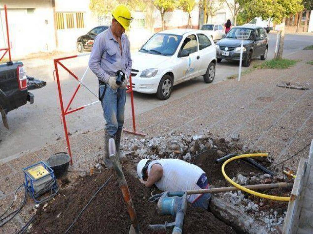 Ma�ana inauguran el gas natural en barrio Jard�n