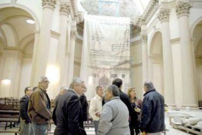 La semana que viene entregar�n la obra de la Bas�lica de la Inmaculada