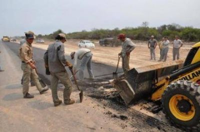 Avanza el asfaltado de la ruta 86 entre Posta Cambio Zalazar y Guadalcazar 