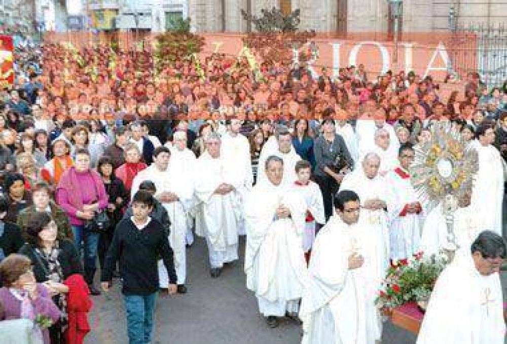 La feligres�a riojana celebr� el Corpus Christi