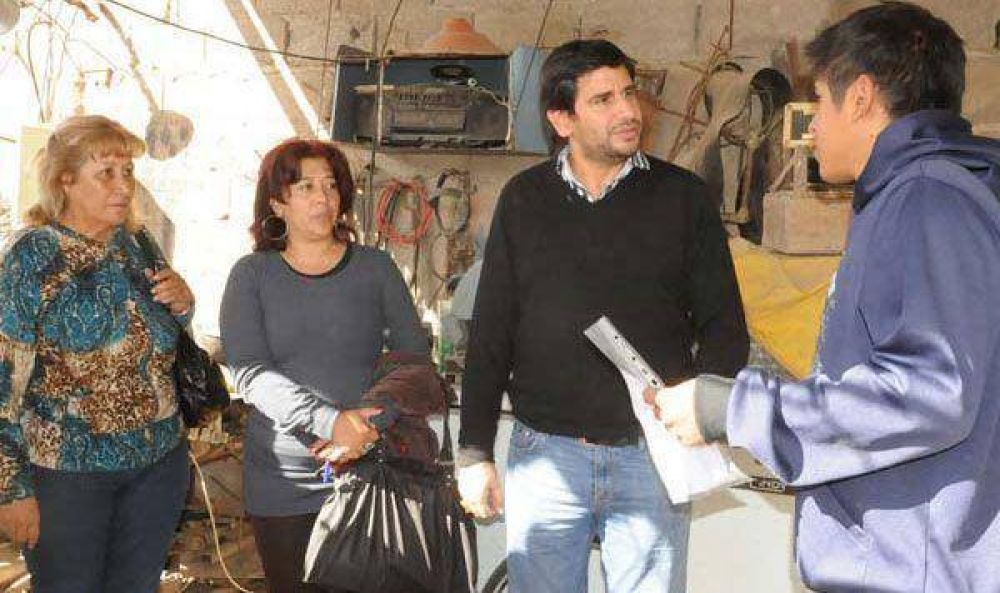 El gobierno asisti� a familia del barrio Ant�rtida III