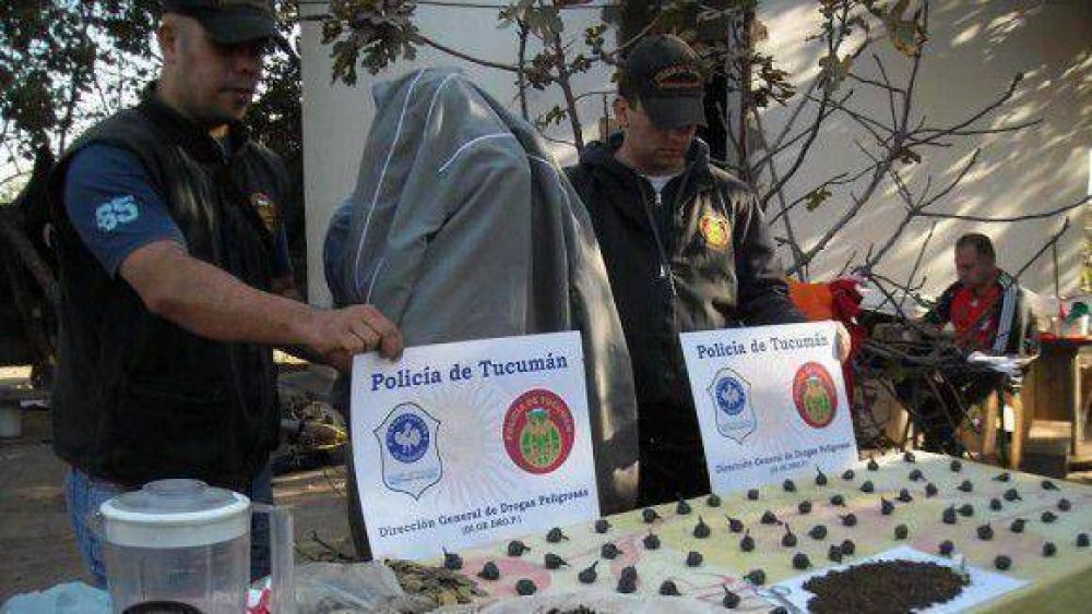 Otra familia de narcos cay� en el barrio San Fernando