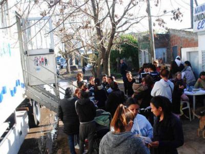 Operativo en barrios