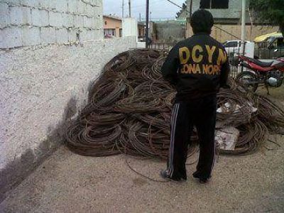 Secuestran cobre robado valuado en $ 500.000