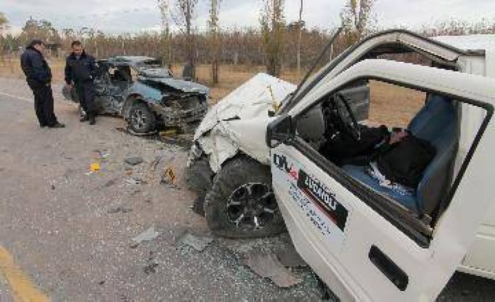 Cipole�o muri� en choque frontal en la Ruta 151