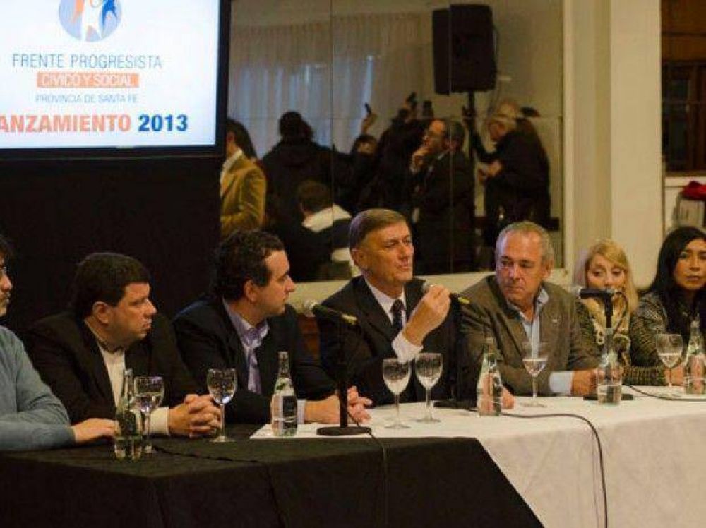 Binner present� la lista de candidatos a diputados del Frente Progresista