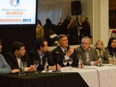 Binner present� la lista de candidatos a diputados del Frente Progresista