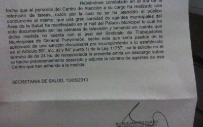 Sancionan a empleados municipales por no delatar a sus compa�eros