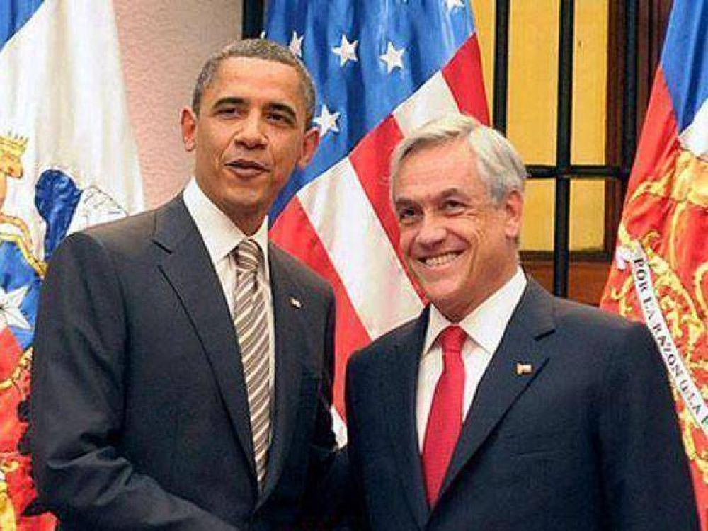 Sebasti�n Pi�era se re�ne con Barack Obama en Washington