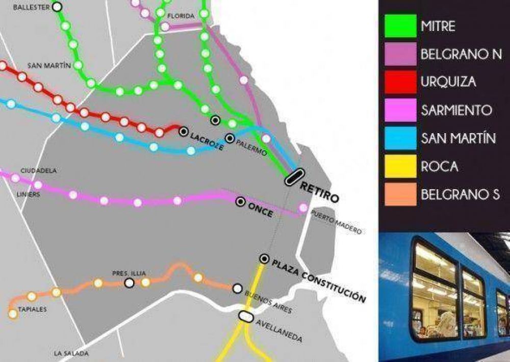 En manos de qui�nes est�n las l�neas ferroviarias