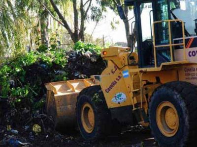 Tarea de limpieza en El Monte