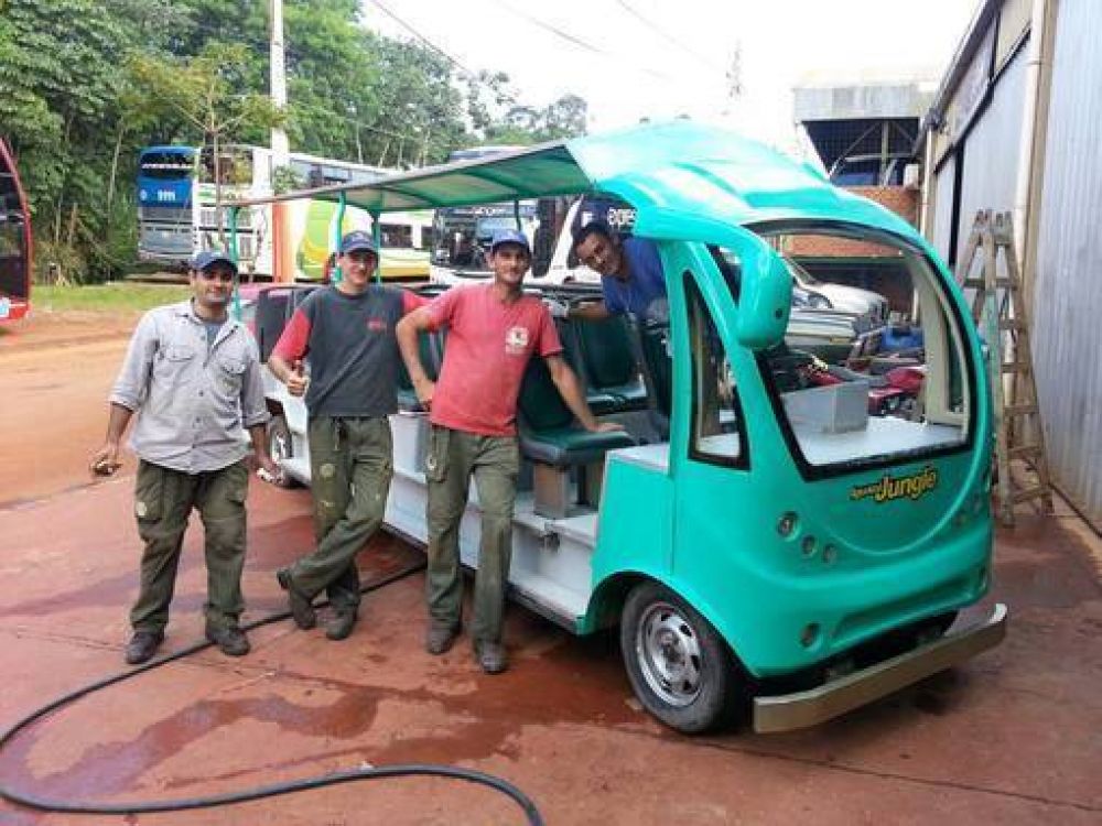 Otra innovaci�n de Jungle circula por el Parque Iguaz�