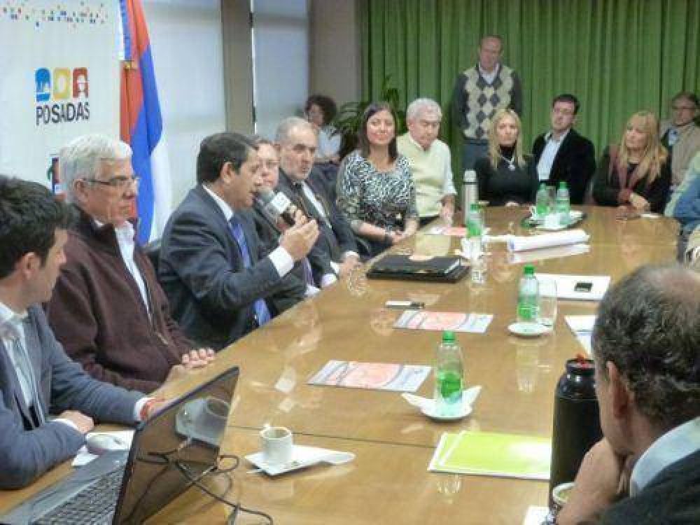 Empresarios italianos interesados en el Parque Industrial Posadas 