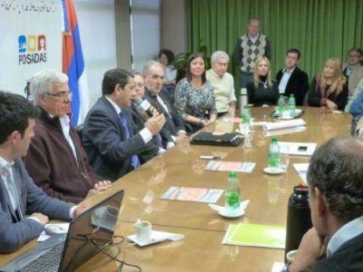 Empresarios italianos interesados en el Parque Industrial Posadas 