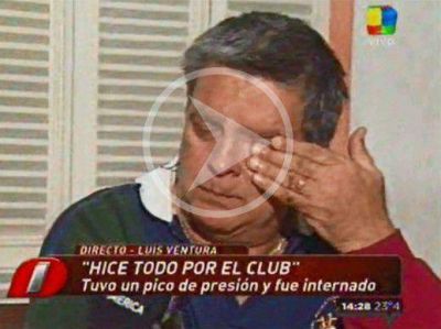 La angustia de Luis Ventura: �Sent� una gran impotencia e injusticia�