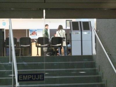 Gendarmer�a realiz� un procedimiento en el Banco Santa Cruz