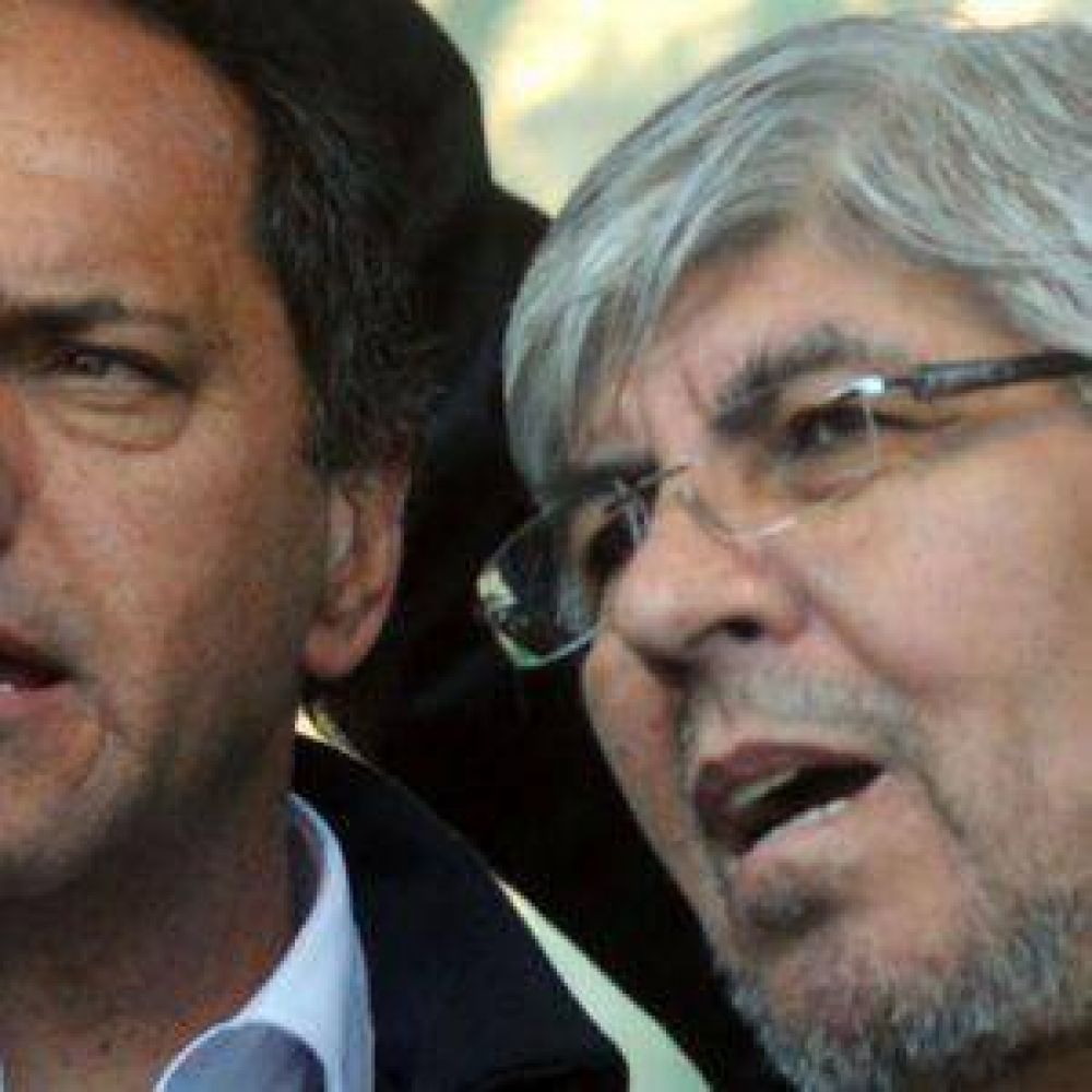 Para Moyano, "buscan que Scioli renuncie para poner a Mariotto"