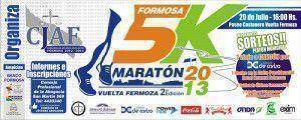 Este jueves presentan la 2 edicin de la Maratn Formosa 5K Vuelta Fermoza