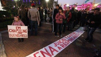 La comunidad Qom acampa en Plaza de Mayo