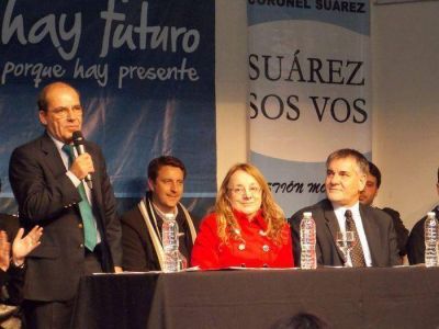 El intendente Gustavo Trankels particip� de una reuni�n con Alicia Kirchner