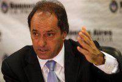 Daniel Scioli: "Las discusiones las doy a mi manera"