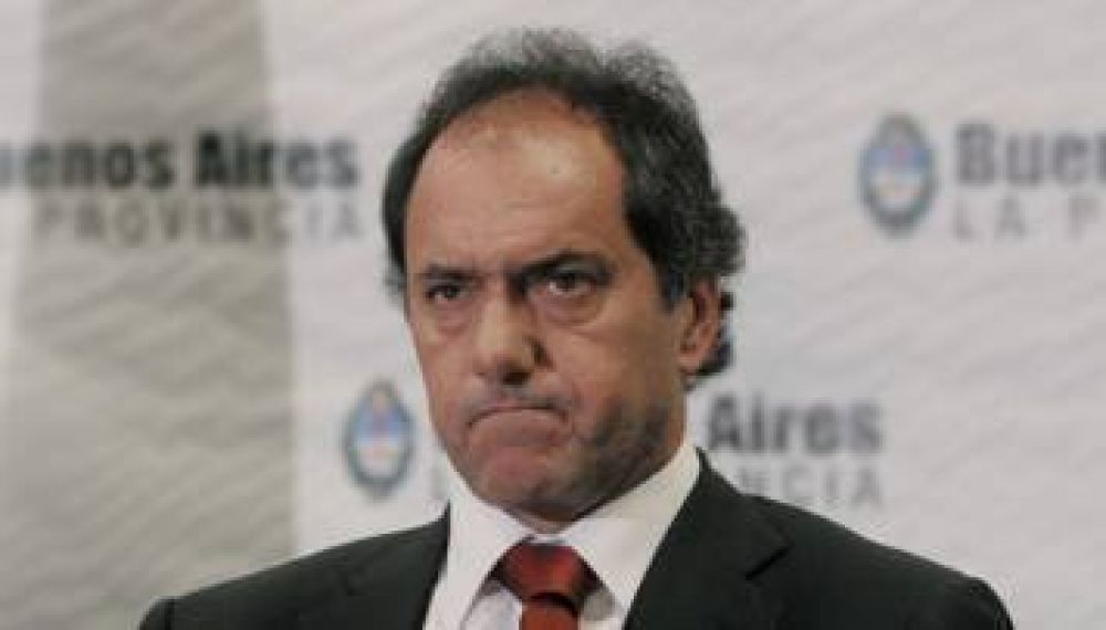  Scioli ante ataques K: "No me concentro en polemizar con dirigentes"