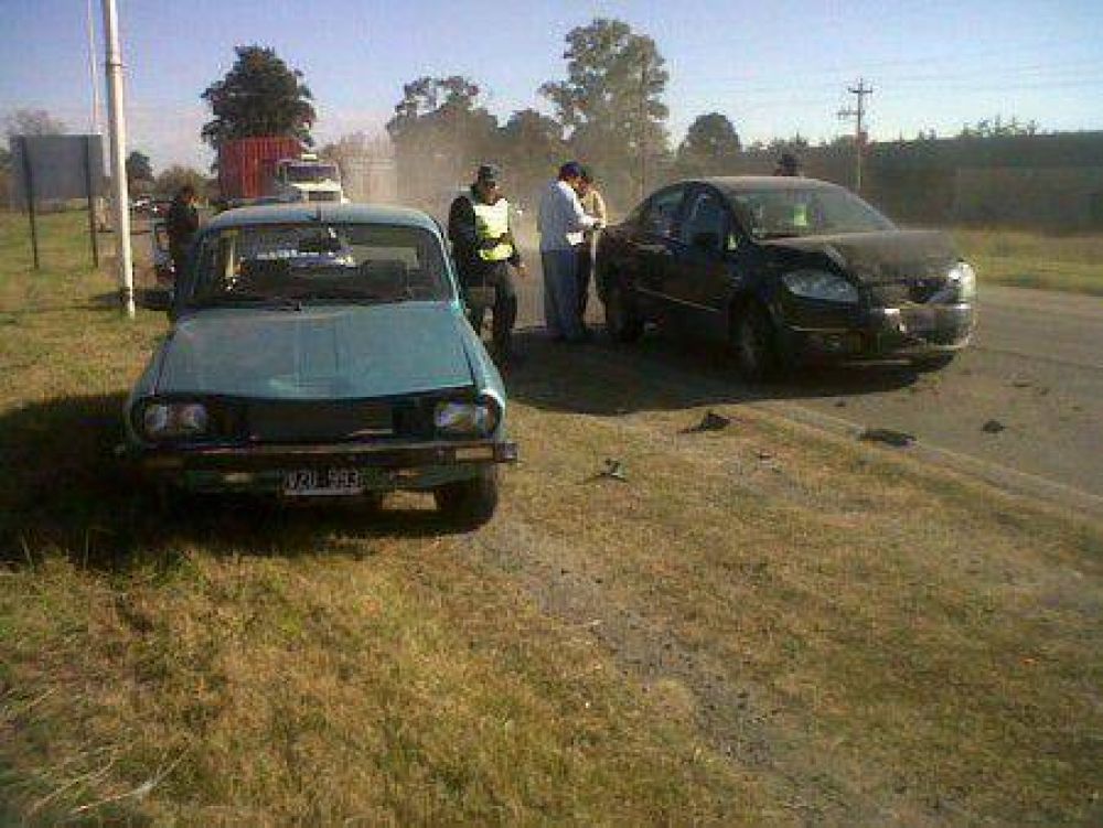 Triple choque en ruta 5, un bebe con traumatismo de cr�neo