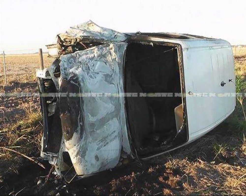 Inseguridad Vial: Un muerto tras chocar motocicleta y utilitario en Ruta 89