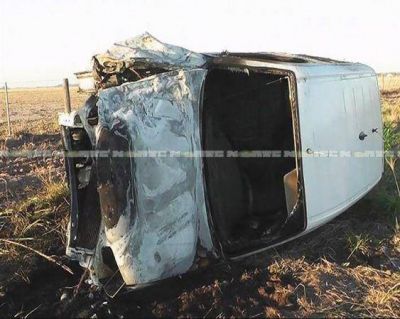 Inseguridad Vial: Un muerto tras chocar motocicleta y utilitario en Ruta 89