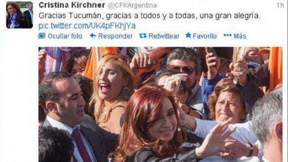 Cristina agradeci� a los tucumanos y destac� las obras inauguradas