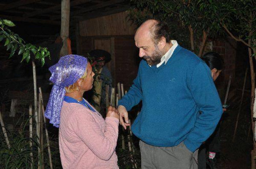 El candidato peronista Gustavo Galarza visita Iguaz, Montecarlo y Eldorado