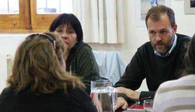 Cruce por la situaci�n social en el barrio Malvinas