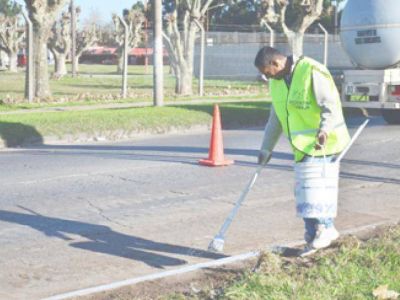 Limpieza en Ezpeleta