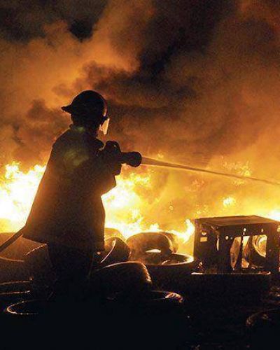 Se incendi� el relleno sanitario