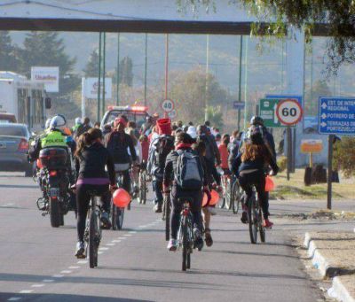 Se realiz� una Bicicleteada a Las Chacras