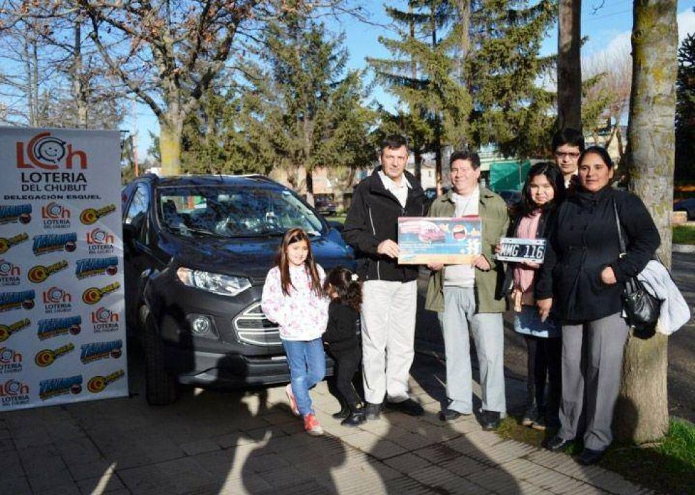 Loter�a del Chubut entreg� otro valioso premio en Trevelin