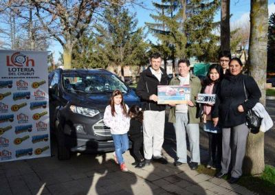 Loter�a del Chubut entreg� otro valioso premio en Trevelin