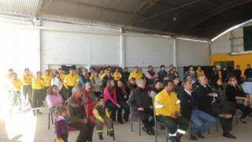 Dejaron inaugurada la base operativa de la Brigada contra Incendios Forestales