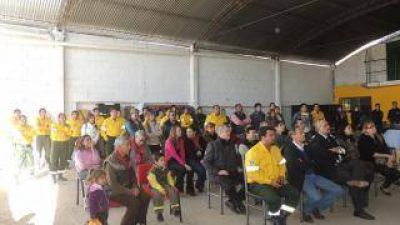 Dejaron inaugurada la base operativa de la Brigada contra Incendios Forestales