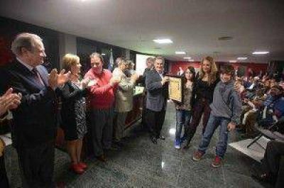 La Legislatura entreg� distinciones por el d�a del Medio Ambiente