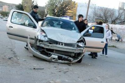 La calle Saavedra testigo de otro accidente de tr�nsito